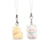 10Pcs Resin Cute Cat Keychain 3D Doll Pendant Phone Lanyard Key Chains  Phone Accessories