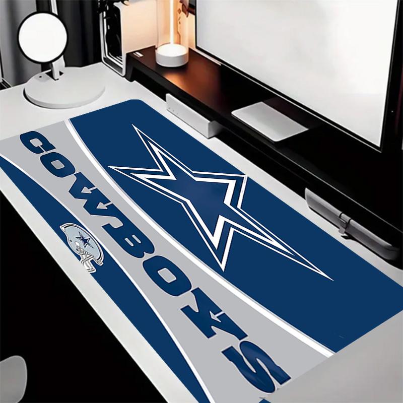 Dallas Cowboys Theme Premium Non-slip Mouse Pad with Stitched Edges,Durable Rubber Material,for Desktop & Gaming Great Gifts