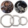 Lightweight Titanium Alloy Male Creativity Gift Key Rings Keychains Buckle Pendant Man Car Keychain