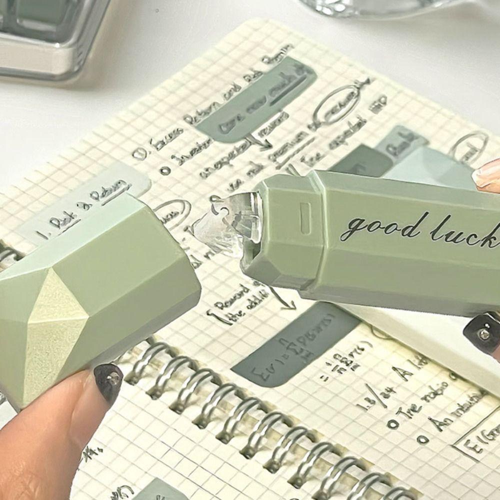4PCS Gradient Color Dot Glue Tape Erasable Rolling Glue Tape Glue Tape Pen  Student Stationery