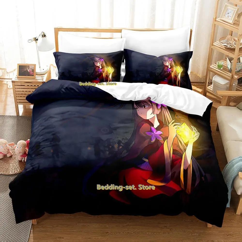 Pixiv Fantasia T Bedding Set Single Twin Full Queen King Size Bed Set Adult Kid Bedroom Duvetcover Sets Anime Parure de lit Bed