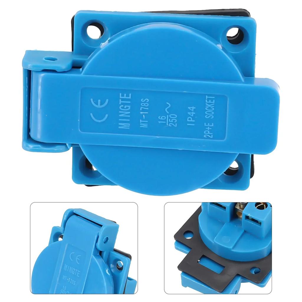 Вспомогательная розетка 220 В, медная европейская вилка для генератора мощностью 1-10 кВт, длительный срок службы, стойкость к окислению