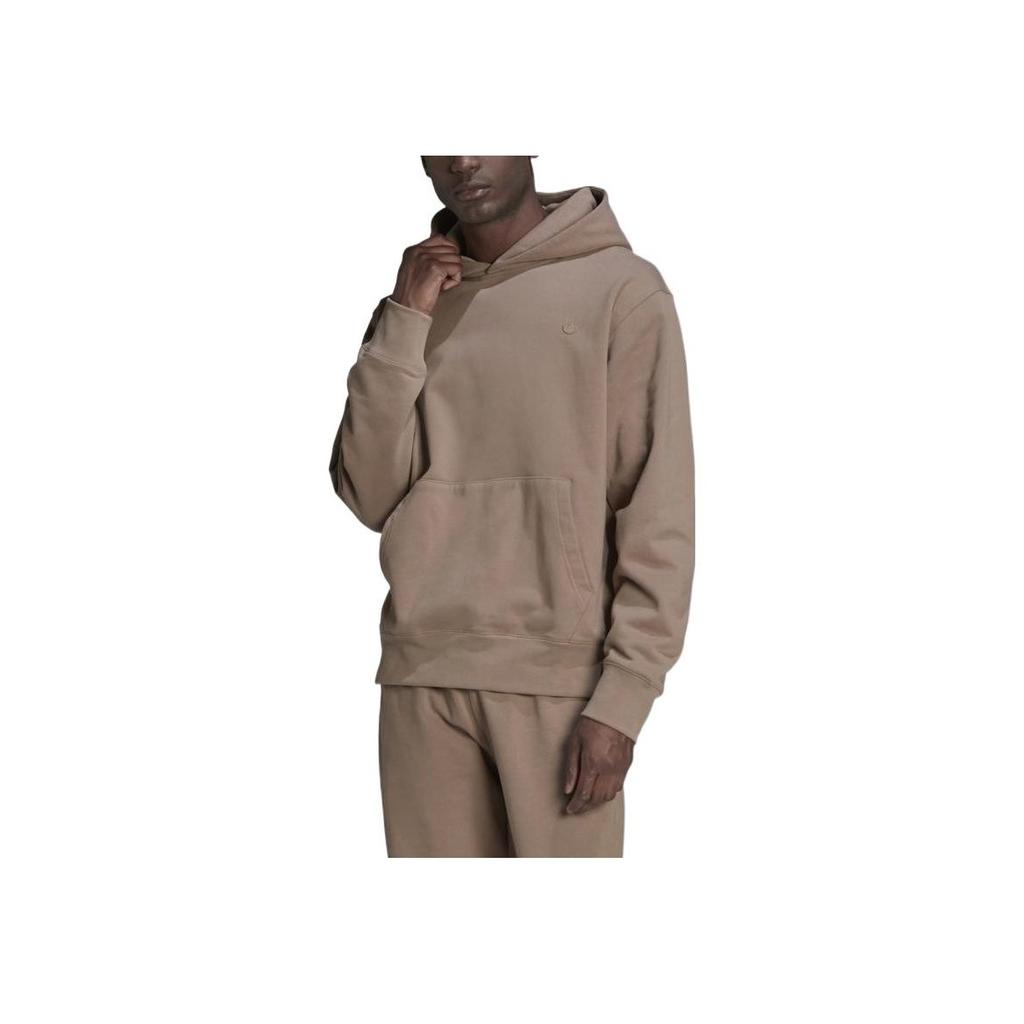 Adidas Толстовка с капюшоном Originals Trefoil Solid Color Hoodie Sweatshirt Men Tops Brown HN6932