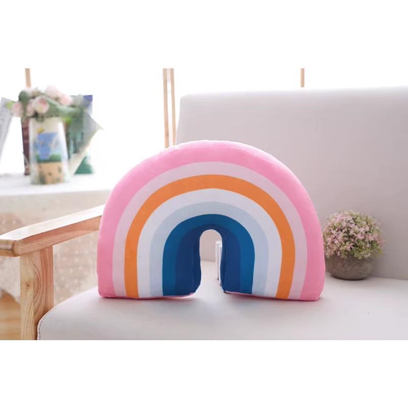 Rainbow Plush Pillow Baby Toys Super Soft Decorative Stuffed Cushion Cartoon Decorate Room Decor Christmas Gifts Friends Gifts