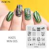MIN 005 Beach Style Nail Stamp Design Nail Art Template Image For Nail Art Template Stamp Stamping Plate