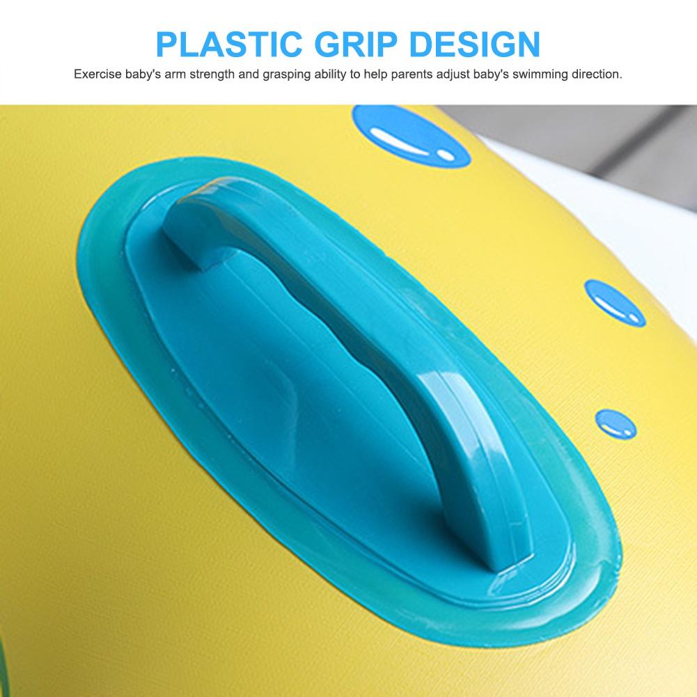 Cartoon Baby Swimming Ring with Sunshade Float Inflatable Swimming Circle Children Water Seat Pool Party Toys