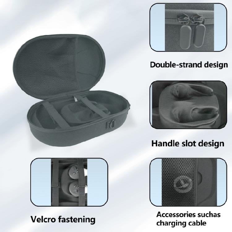 EVA Hard Carrying Case with Shoulder Straps for 4 Ultra VR Glasses Protective Box Travel Storage Bag