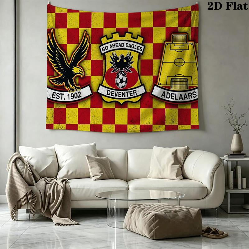 Go Ahead Eagles Wall Tapestry Aesthetic Wall Hanging Printed Fabric Blanket Decorative Tapestries for Bedroom Living Room Home Decor