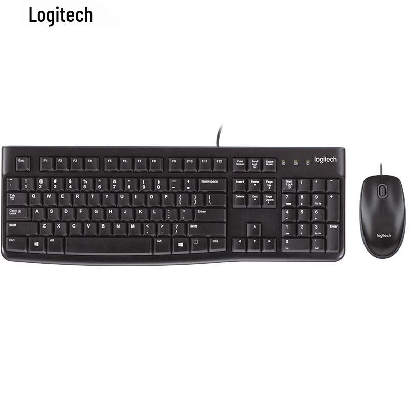 Logitech Проводной настольный комплект MK120