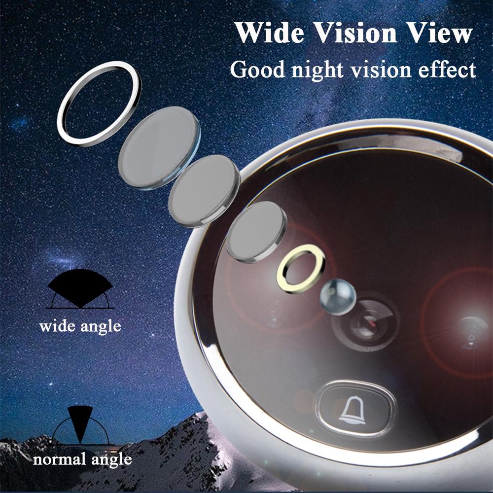 3 Inch Sy-1 TFT LCD HD Digital Door Camera Eye Doorbell Electric Door Eye Move Detection 120 Degree Peephole Viewer Video