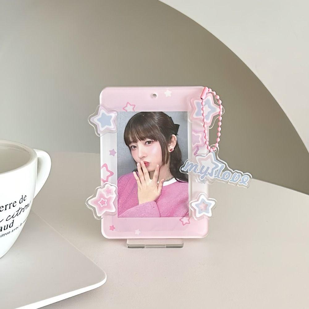 Star Korean Style Card Holder Desktop Decoration ID Card Holders Student Card Cover  Student