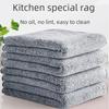 Кухонное полотенце из бамбукового волокна: Впитывающее воду, не содержащее масла чистящее полотенце для домашнего использования.