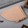 100Pcs Disposable Coffee Filter Cone Unbleached Natural Filters Paper Smooth Taste Coffee Accessories for Pour-Over Drip Machine French Press