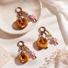 Handmade Phone CCD Hanging Rope Ins Bag Pendant Keyring Cute Simulated Bread Bagel Keychain