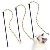 SONGWAY Cat Teaser, Popular Cat Toy with Cotton String, Durable, Stress Relief, 3 Pieces In 3 Colors