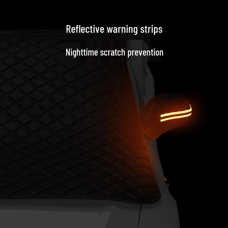 Магнитный зимний щиток от снега и мороза на лобовое стекло автомобиля