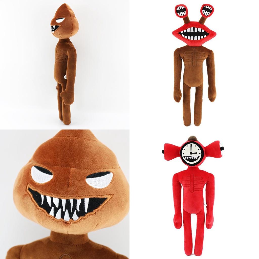 Soft And Cuddly Siren Head Plush Toy With Unique Big Mouth Clock Poop Monster Character
