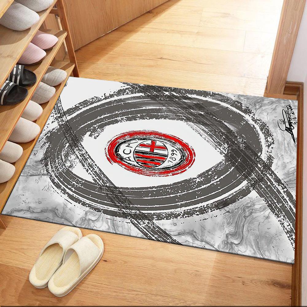 Ac Milan Carpet Design For Dormitory Bedrooms Decorate Room Foyer Antislip Carpet Office Home Decor Perfect Gift For Valentine'S Wedding Birthday