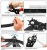 1PCS Heavy Duty Hand Pliers Belt Holes Tool Leather Hole Punch Easy To Carry and Practical