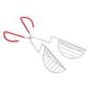 Stainless Steel Tortilla Press Maker Silver Taco Fryer Tongs Durable Taco Shell Holder  Frying