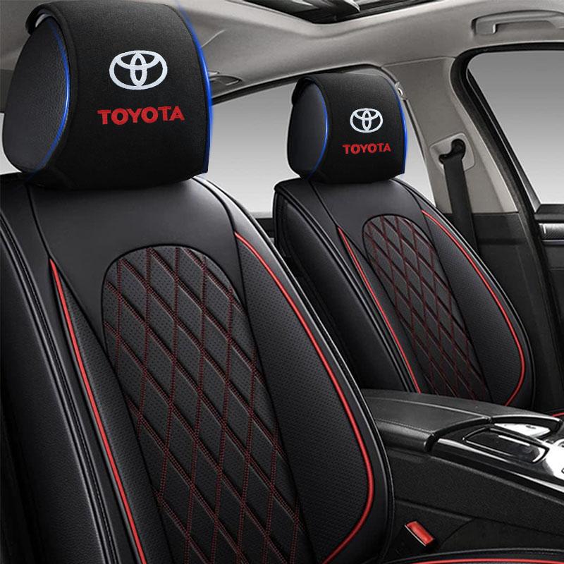 Car Seat Back Headrest Pillow Storage Bag Dustproof Cover For Toyota Avalon Mirai Avensis Prado Hilux VVT-I 4WD Corolla Sw4 TRD