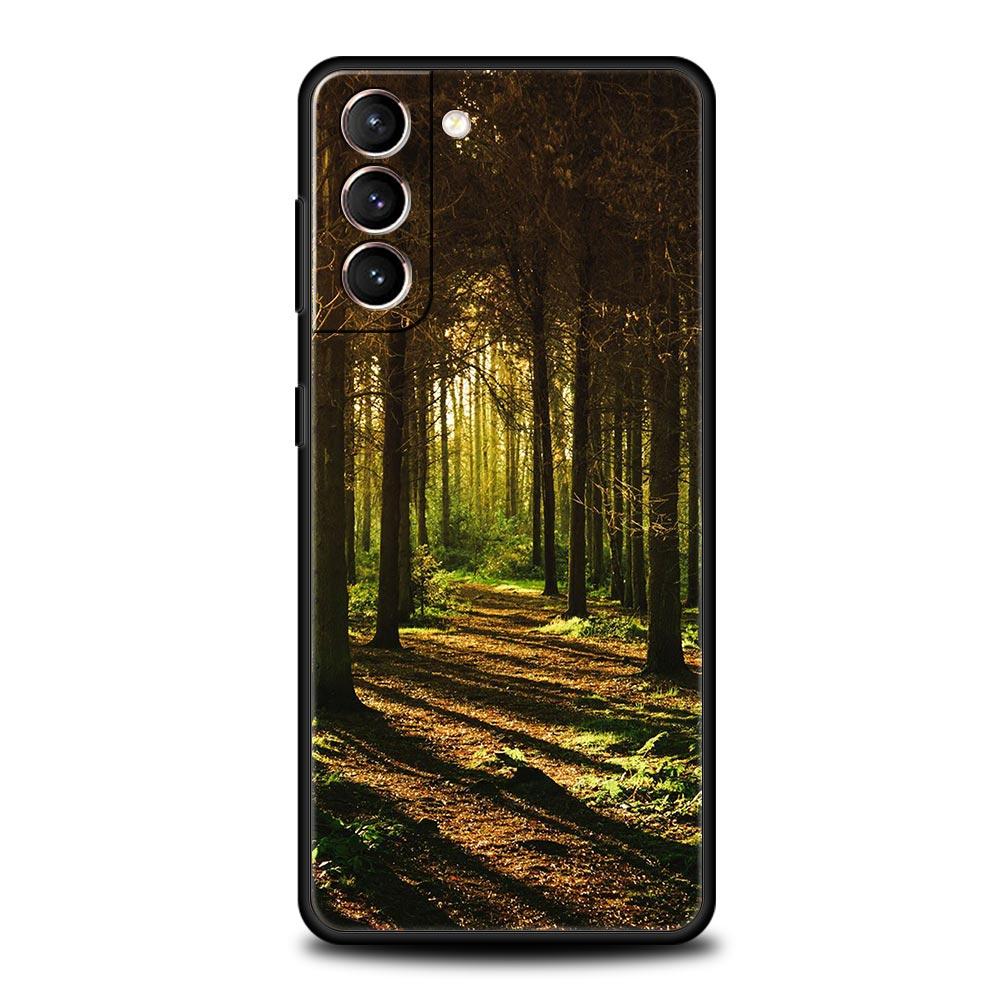 Чехол для телефона «Лес, пляж, восход, горы, природа» для Samsung Galaxy S23 S22 S21 S20 FE Ultra 5G S10 S10E S9 S8 Plus 10 20