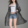 Women's  Rain Jacket Outdoor  Transparent Waterproof Windproof  Coat Outwear