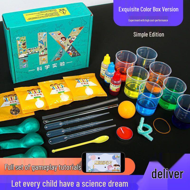 Набор для научных экспериментов STEM: Развивающие игрушки ручной работы для детей и студентов
