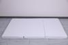 Gymnastic Mattress Satellite Pu 150X100X8 Cm - Three-Piece White