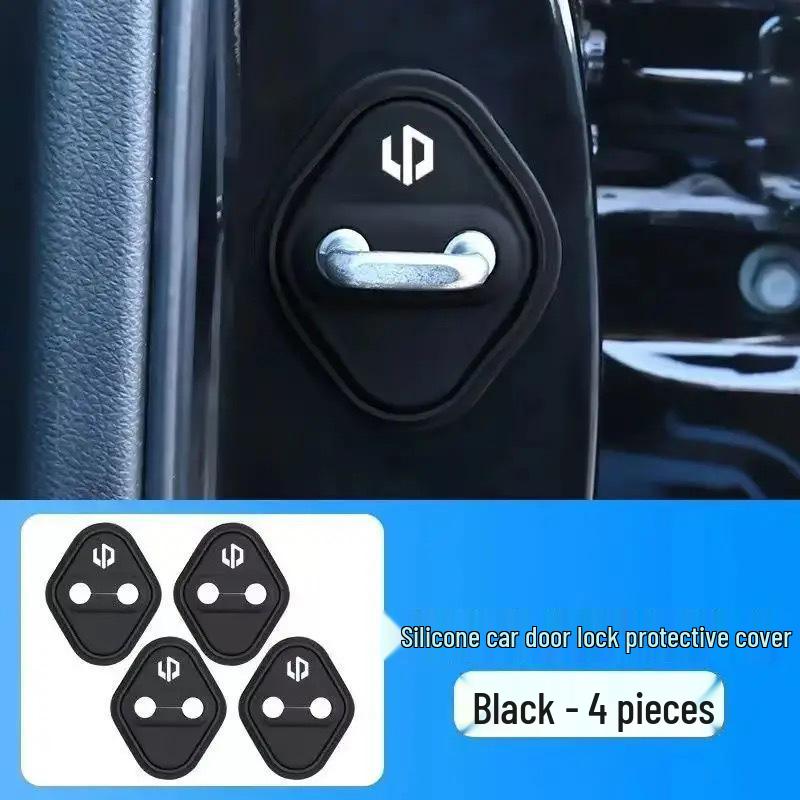Leapmotor T03 Car Door Lock Silicone Dustproof Anti-rust Shock Absorber Cover