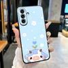 Мультяшный чехол-корова для Samsung A25 A13 A33 5G A54 A36 A35 A56 A52 A14 Ударопрочный мягкий чехол