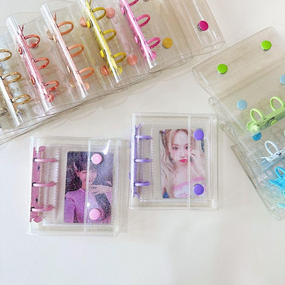 PVC Clear Idol Card Collect Book A8 Kpop Photocard Holder Cute Binder Photo Album Cover