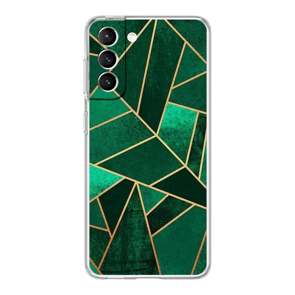 Мраморный геометрический чехол для телефона Samsung Galaxy S22 S21 S20 FE Ultra 5G S10 S10E S9 S8 Plus Note 10 20 мягкий прозрачный силиконовый чехол