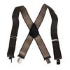 X Back Suspenders Elastic Adjustable Holdup Suspender with Heavy Duty Clips for Men Suits Pants