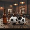 Black and White Football Bottle Opener Press Type Drink Bottle Lid Opener  Gift