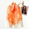 Silk scarf women's new beach silk scarf sunscreen large shawl yarn Sanya seaside shawl scarf summer
