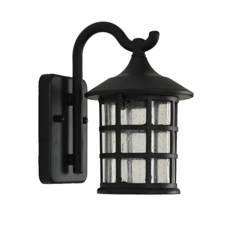 Rustic Iron Waterproof Outdoor Wall Lamp Vintage Kerosene Lantern Street Light Industrial Sconce For Bar Coffee Shop