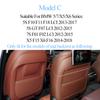 Updated New Model Seat Backrest Rear Pocket Leather Panel Cover For BMW 5 5GT X5 X6 6 GT 7 Series F10 F07 F01 F02 F15 2013-2018