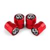 T264PCS Metal Car Wheel Tire Valve Caps Stem Cover Car Accessories For Volkswagen GTI Polo Golf Passat Scirocco Jetta Touareg RLINE