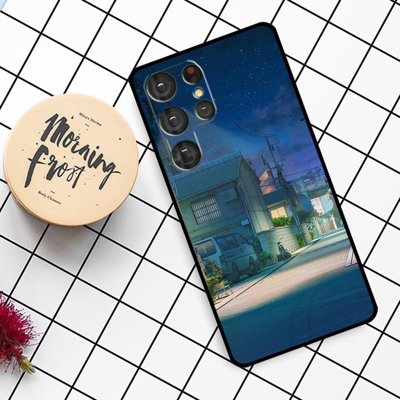 Чехол в стиле манга-аниме для Samsung Galaxy S21 S22 S23 S24 S25 Ultra S9 S10 S25 Plus S25 FE S20 FE.