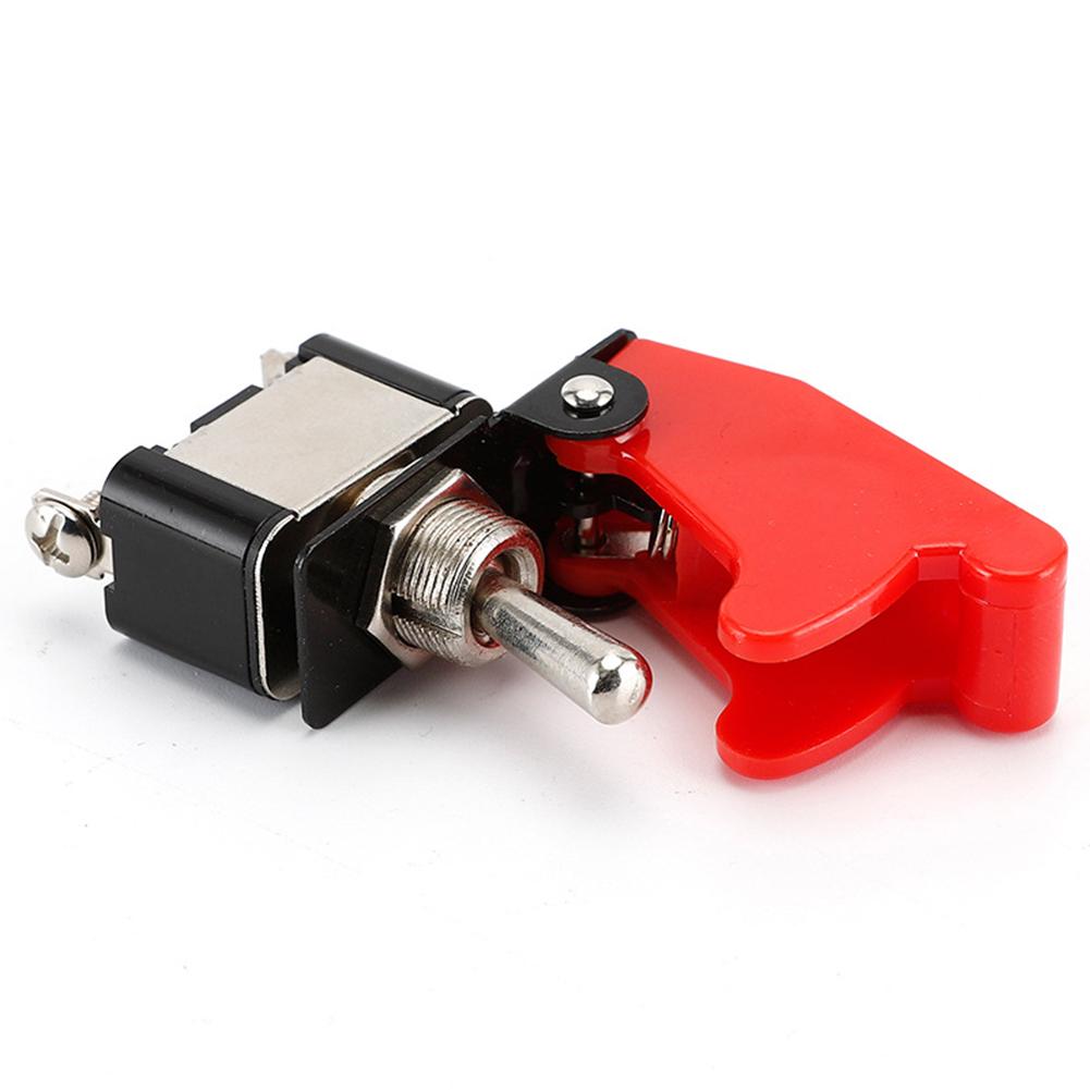 Тумблер SPST ETEN1021 250В 15А 2 контакта 2 положения с красным колпачком для морского, автомобильного и промышленного оборудования