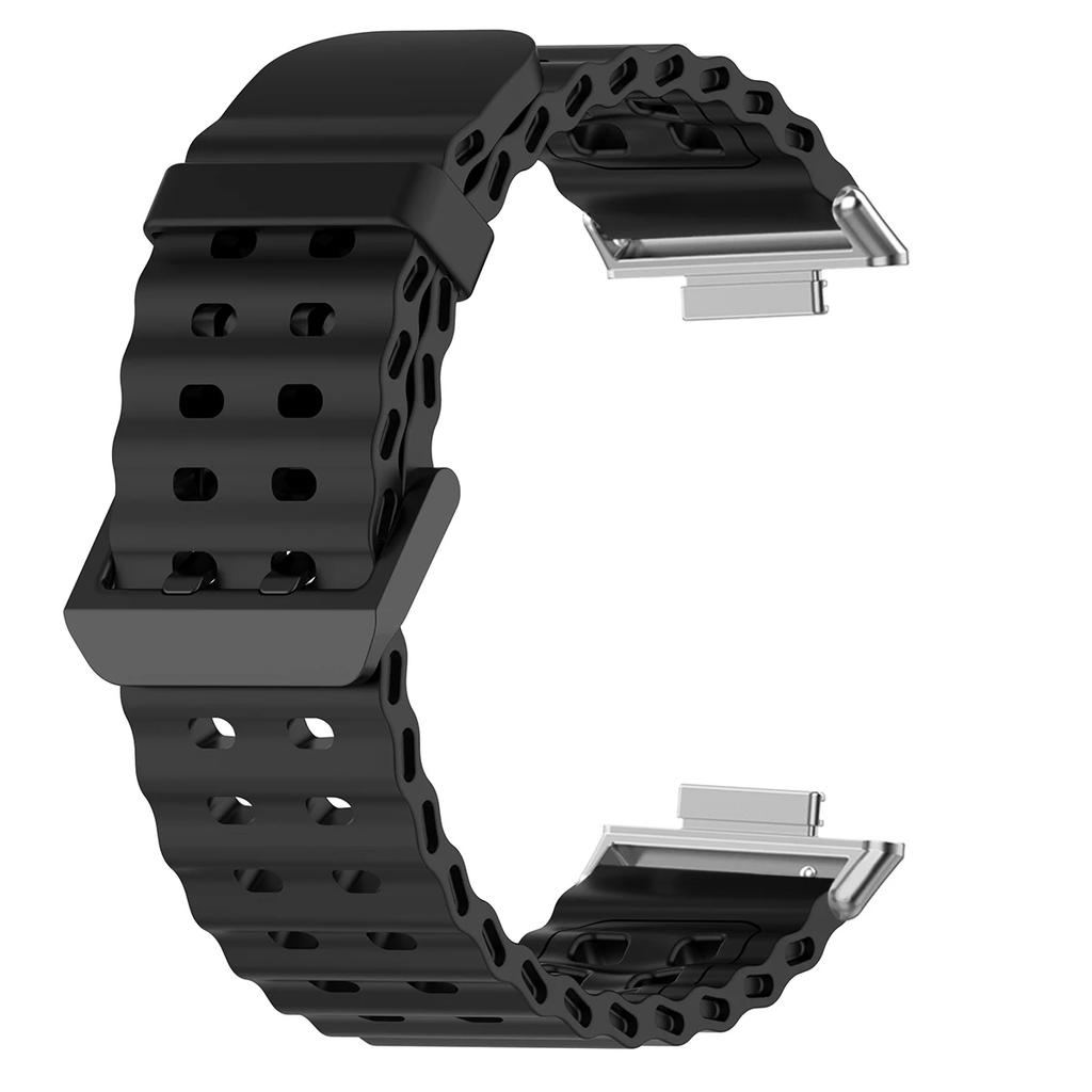 Силиконовый ремешок для Redmi Watch 5, ремешок для Redmi Watch 4, Xiaomi Mi Band 8 Pro/9 Pro, двухцветный дышащий ремешок, спортивный браслет