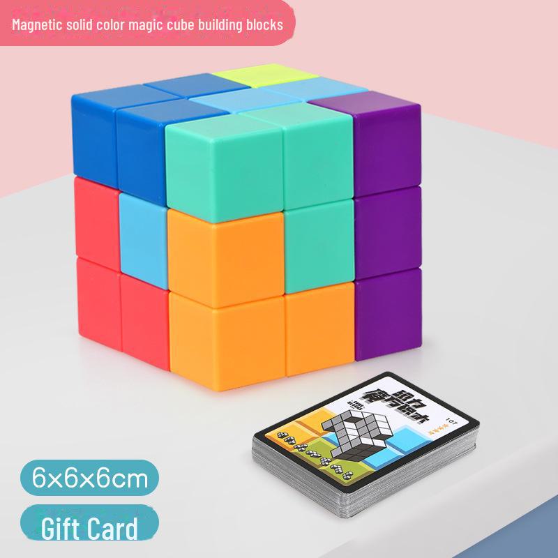 Magnetic Rubik's Soma Cube: Educational Building Blocks for Kids Aged 6+