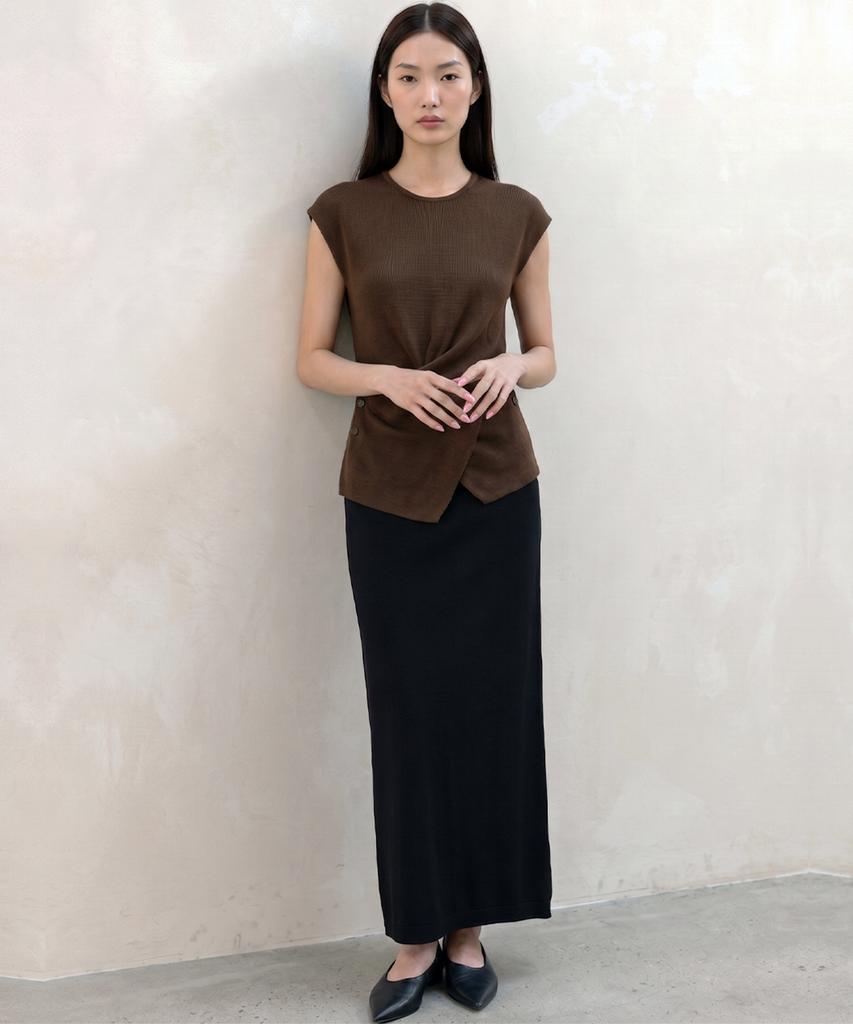 KIMDOH Basso Twist Top Brown