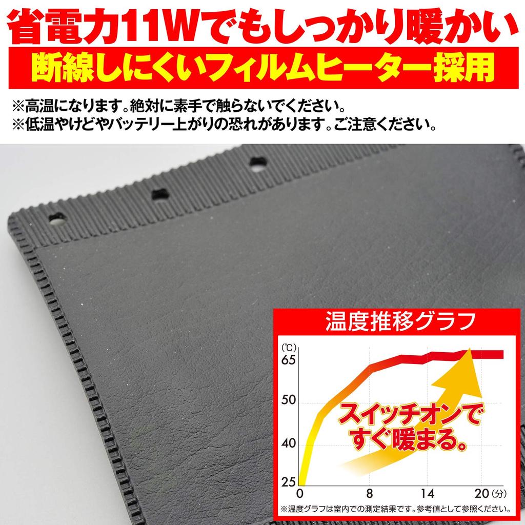 Daytona 31051 Motorcycle Grip Heater, Wrap Type, USB Type, Hot Grip, Easy USB 4.1 Inches (105 Mm), Black