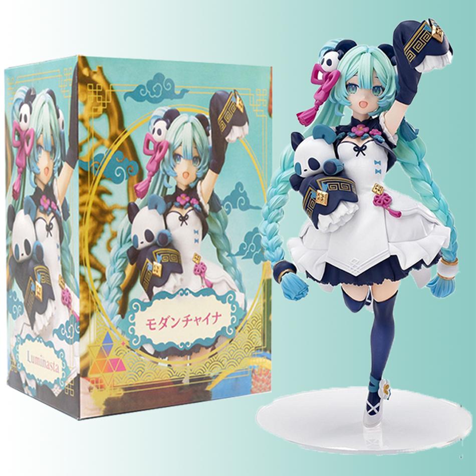 Новая аниме-фигурка X Cinnamoroll, 18 см, серия панда, милая статуэтка, ПВХ модель, кукла, игрушка, подарок на день рождения, Рождество для детей