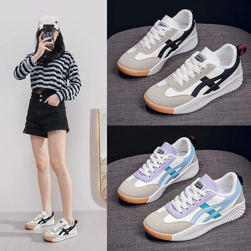 Модные женские кроссовки 2024 года, легкие, удобные, повседневные, на шнуровке, дышащие, кроссовки для бега, многофункциональные, для путешествий на открытом воздухе
