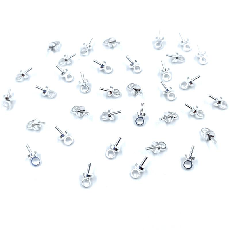 Винт для ногтей для вышивки бисером 4*8 мм, новые аксессуары «сделай сам», 20 шт., изготовление ювелирных изделий, высококачественные маленькие овечьи глаза, подвеска, бусины