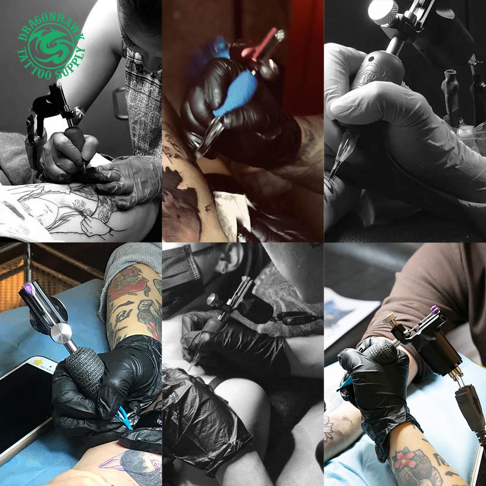 Dragonhawk Роторный пулемет для экстремальных татуировок, машина из углеродистой стали