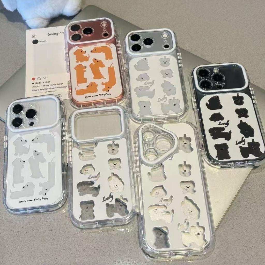 Полый чехол для телефона из коллекции щенков для Apple 11, мобильного телефона iphone11promax, Huawei, Xiaomi, радужный чехол
